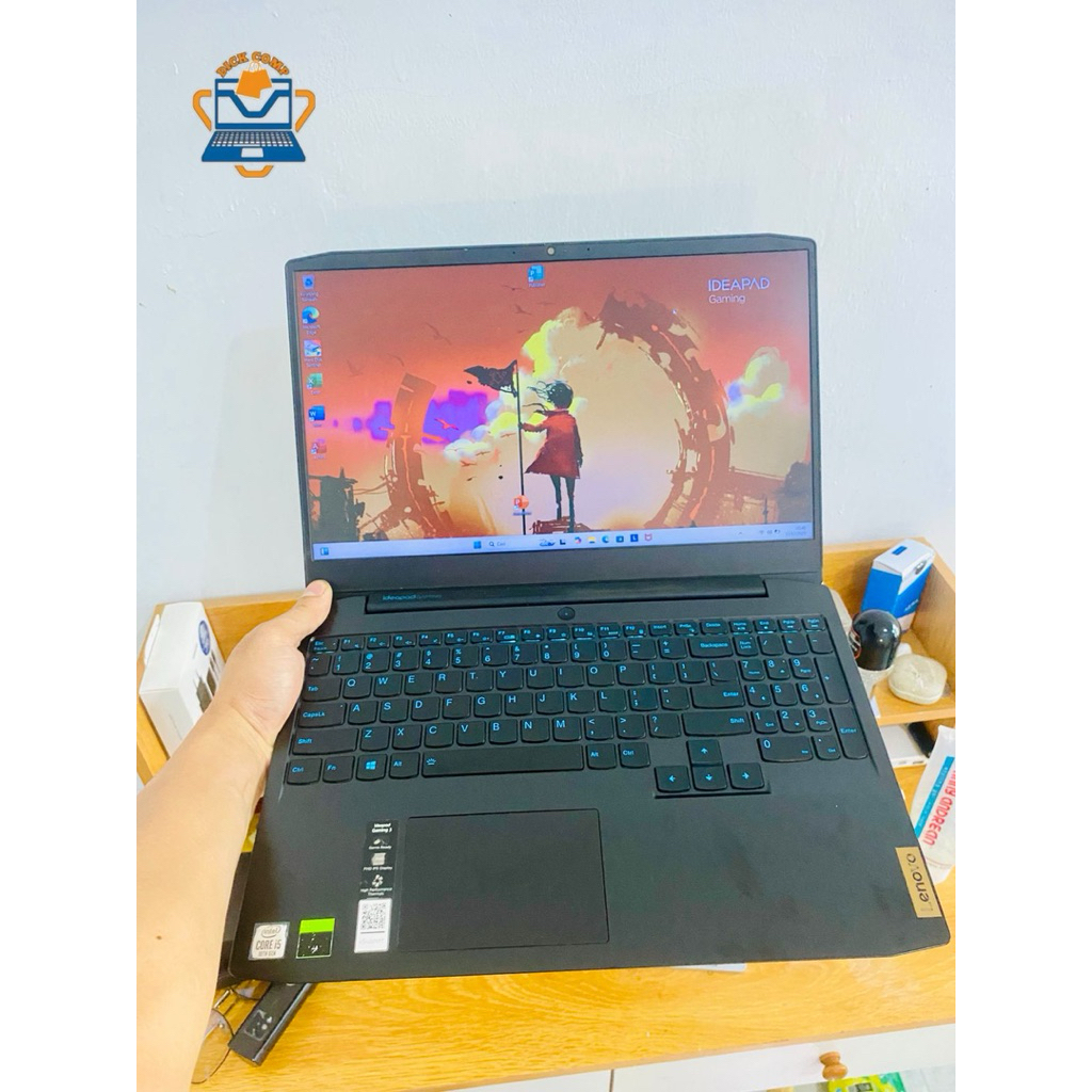 Lenovo Ideapad Gaming 3. core i5 gen 10. ram 16/512gb ssd. Gtx 1650 4GB. normal