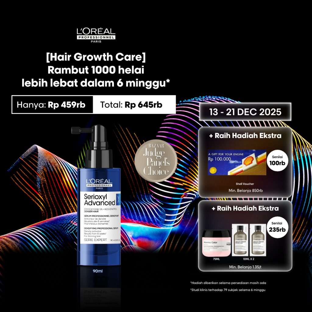 Serioxyl Denser Hair Serum 90ml Untuk Penumbuh Rambut by L'Oreal Professionnel