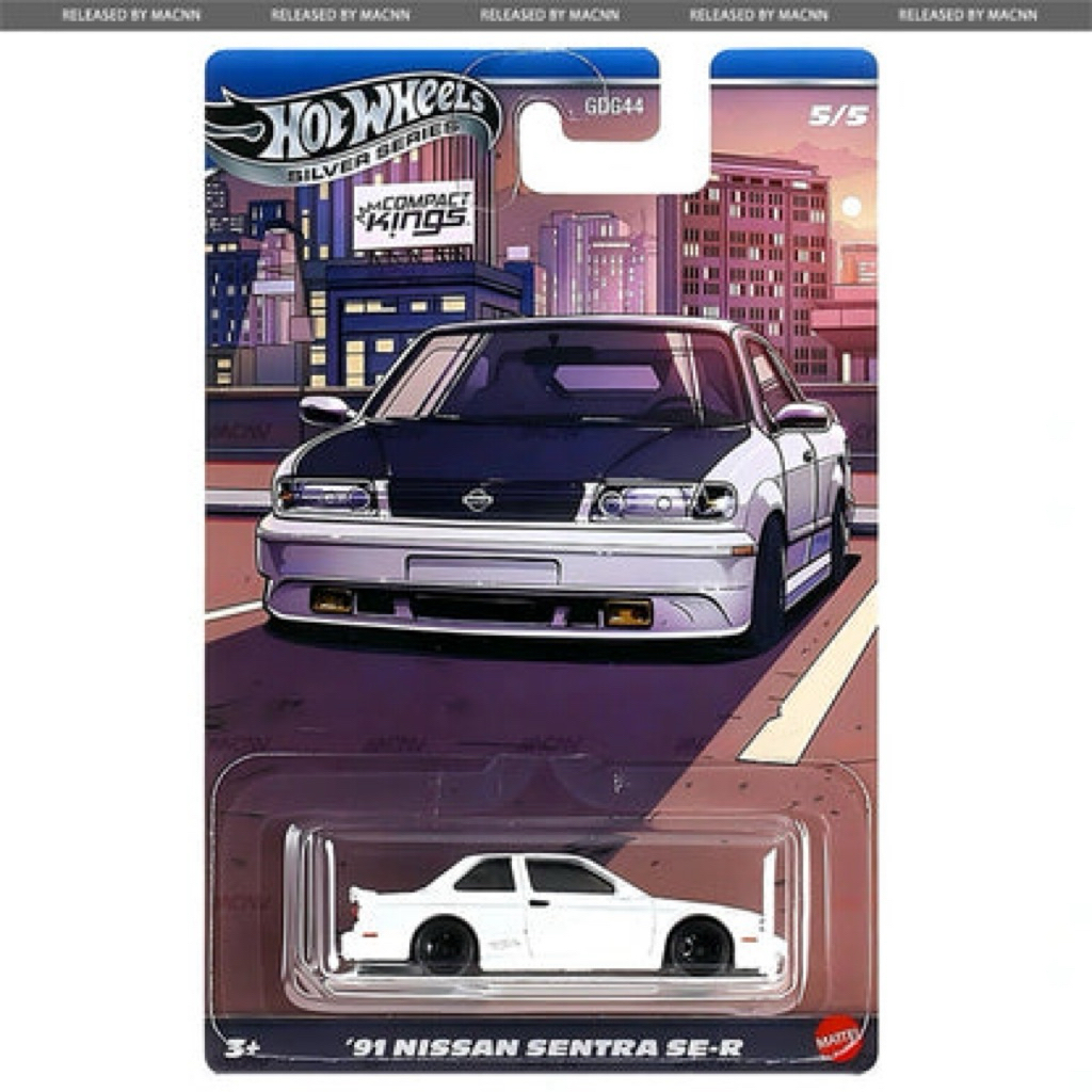 HotWheels Compact Kings Nissan Sentra SE-R Silver Series