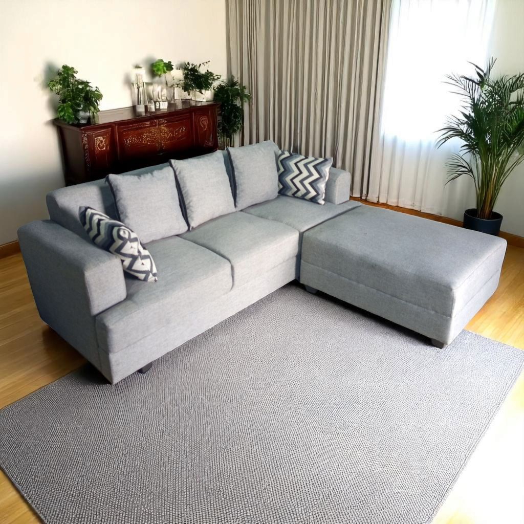 SOFA MINIMALIS 3 SEAT PLUS PUFF