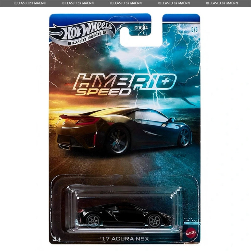 HotWheels Hybrid Speed 17 Acura NSX Silver Series