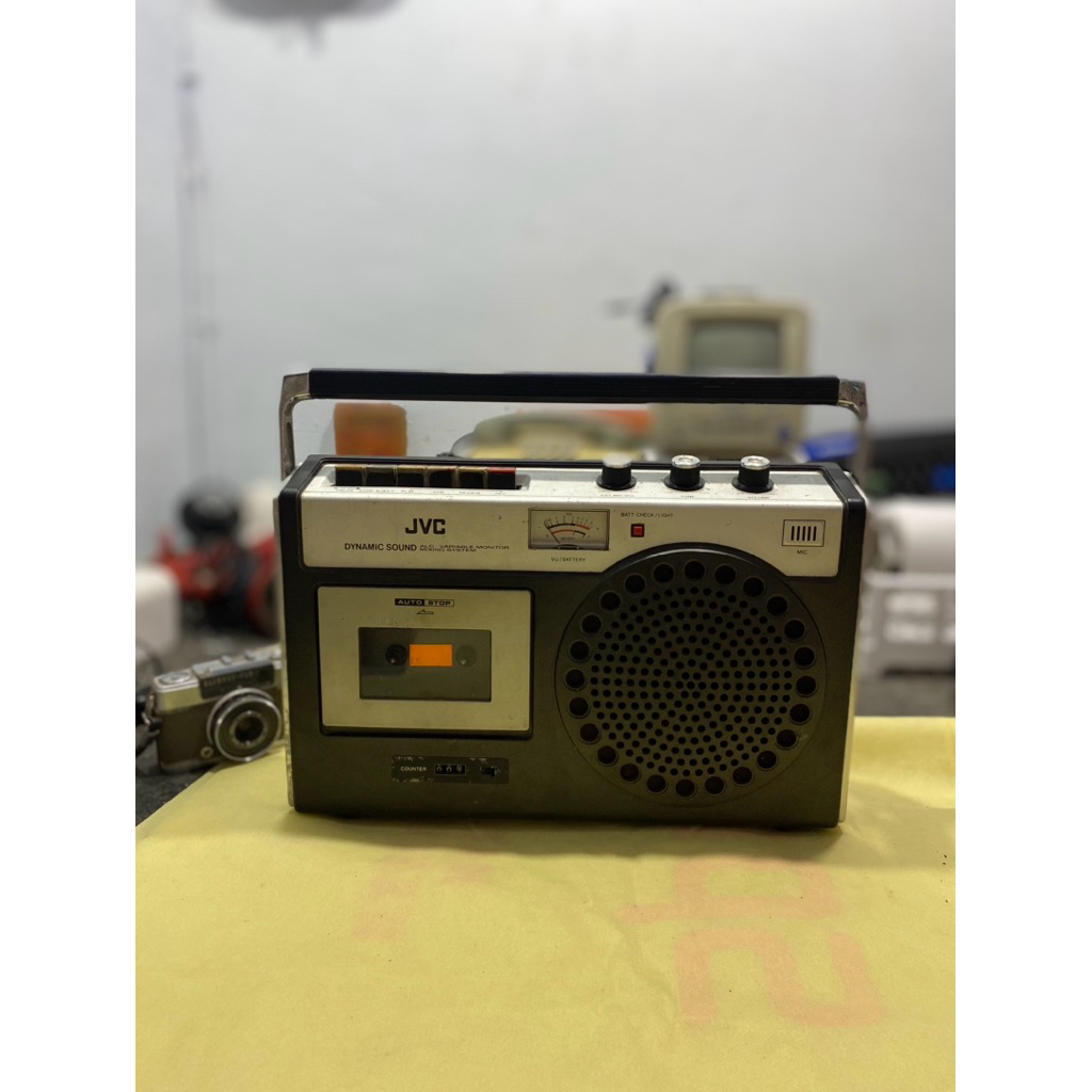 Tape Casette Recorder JVC CX-125U Vintage Jadul hidup minus