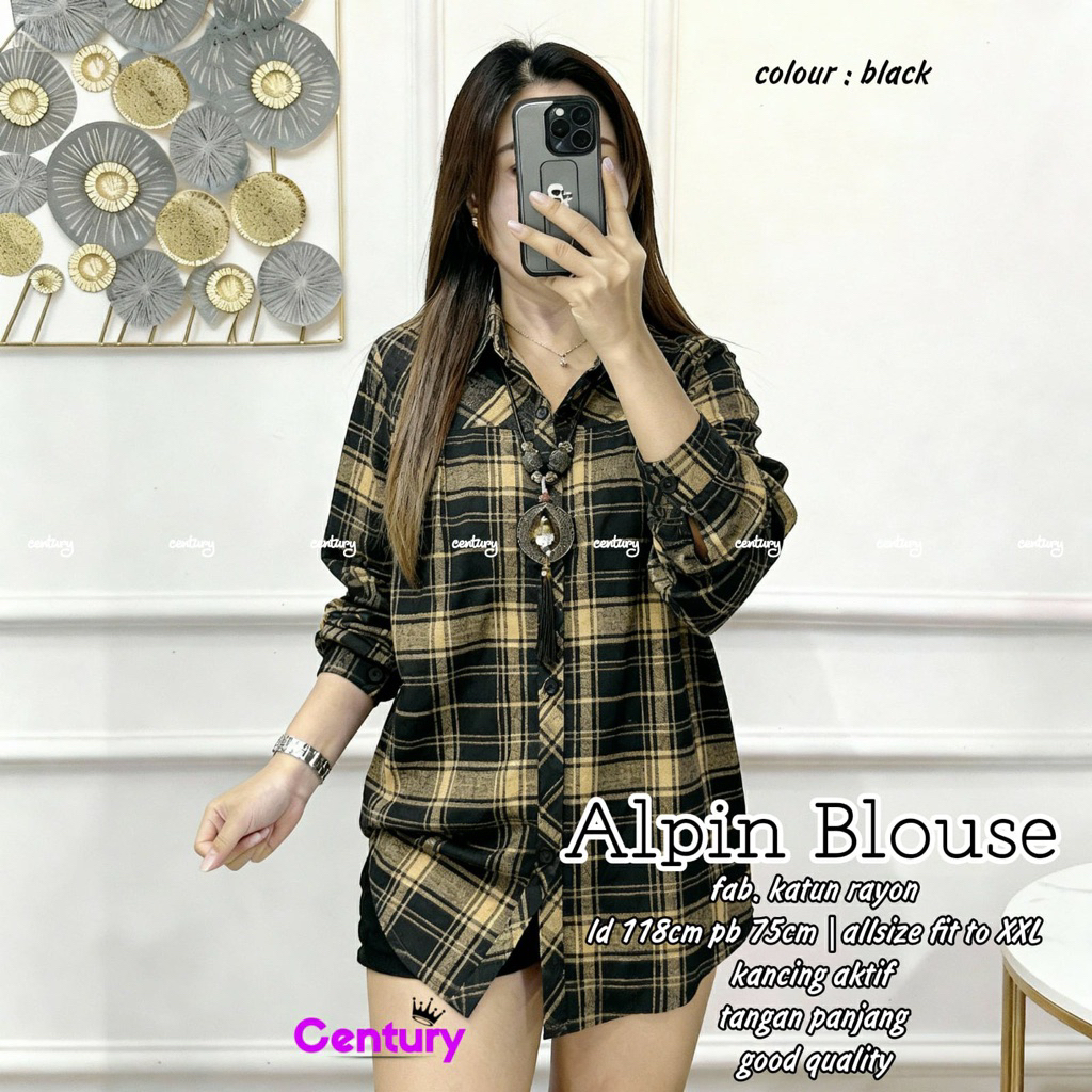 ALPIN ROYAL • MIKA JB JUMBO • PAKSI • MIEKE • JAVE BLOUSE BY CENTURY | ATASAN WANITA KEMEJA OVERSIZE