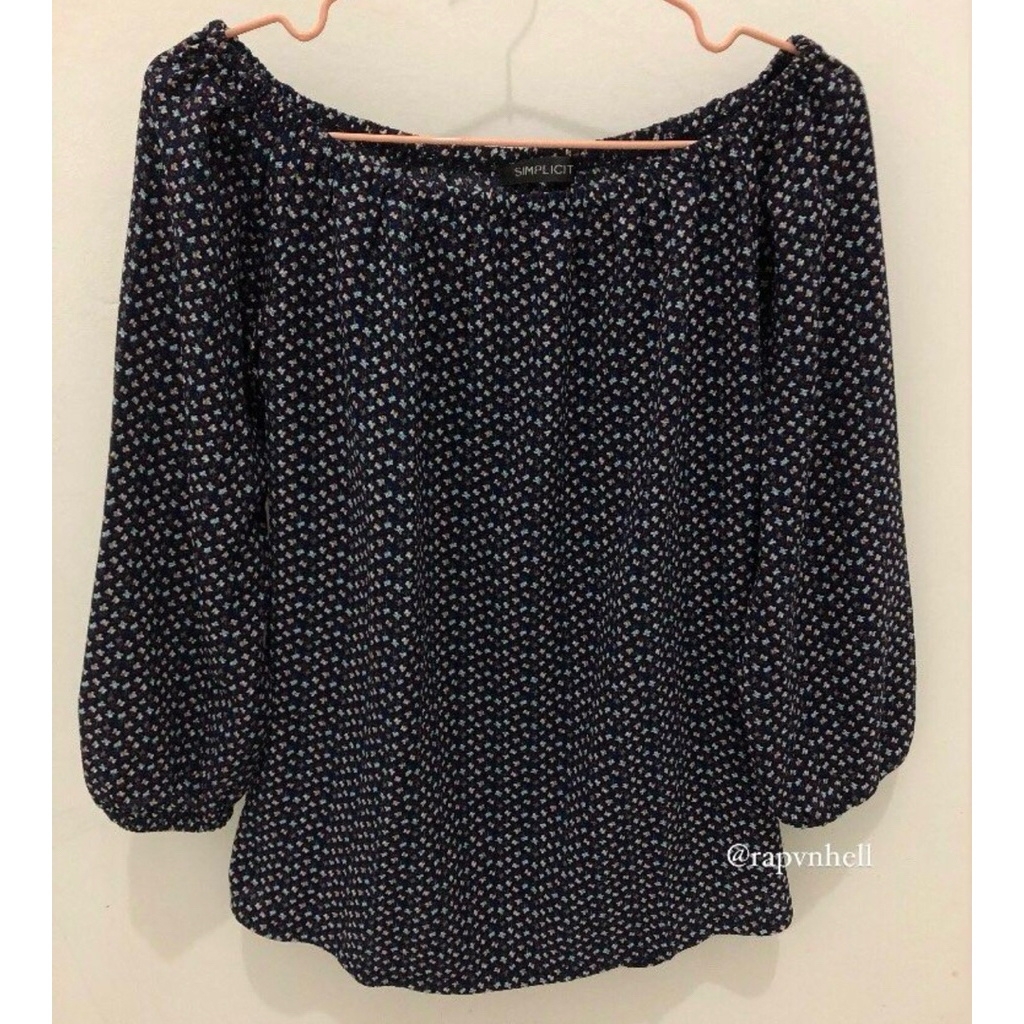 [Preloved] Simplicity Floral Blouse