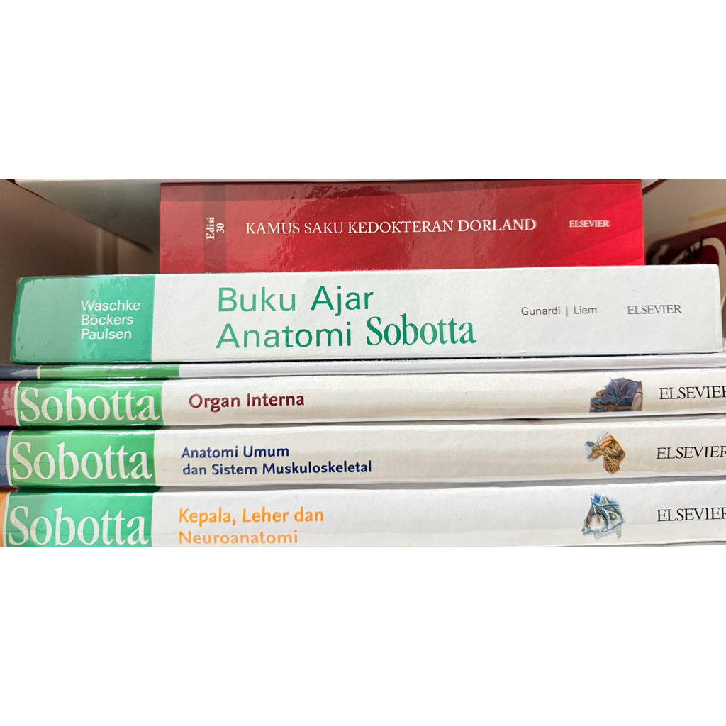 SOBOTTA ATLAS ANATOMI EDISI 25 + BUKU AJAR ANATOMI SOBOTTA