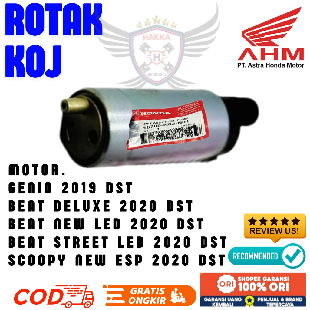 KOJ ROTAK ASLI HONDA GENIO,ROTAK ASLI HONDA BEAT DELUXE,ROTAK ASLI HONDA BEAT NEW LED,ROTAK ASLI HON