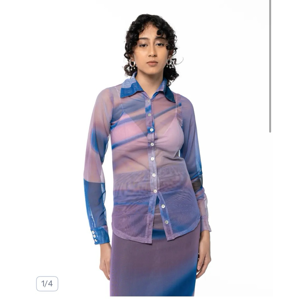 Preloved 3Mongkis Skyy Mesh Top