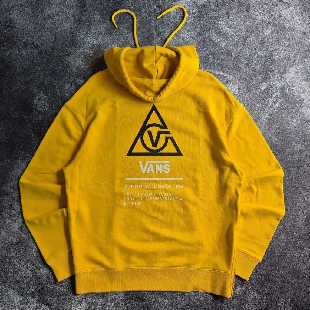 PRELOVED HOODIE VANS 66 SUPPLY YELLOW