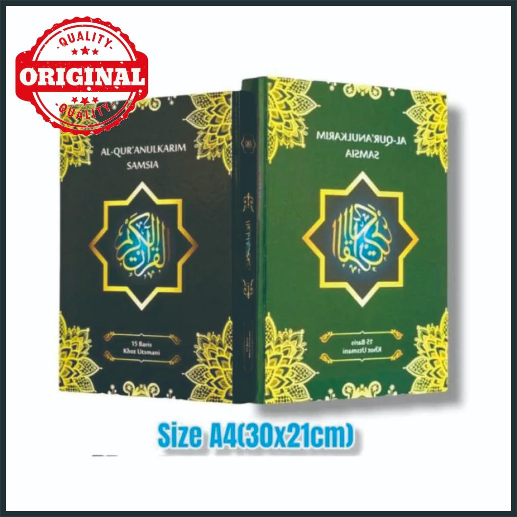 Al quran SAMSIA A4 mushaf Tulisan Besar Di lengkapi Waqaf Ibtida Harga Grosir