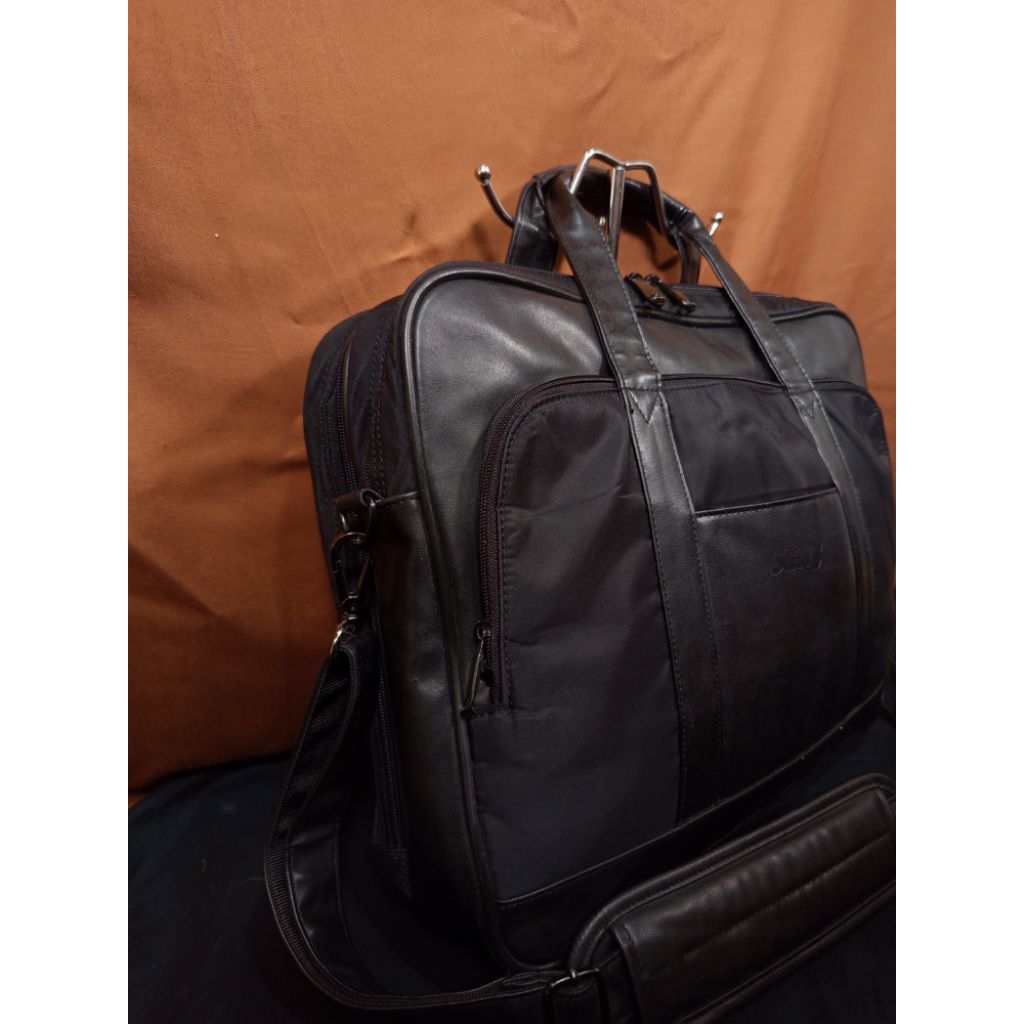 Tas Kerja Tas Laptop  Mix Kulit Asli second ori