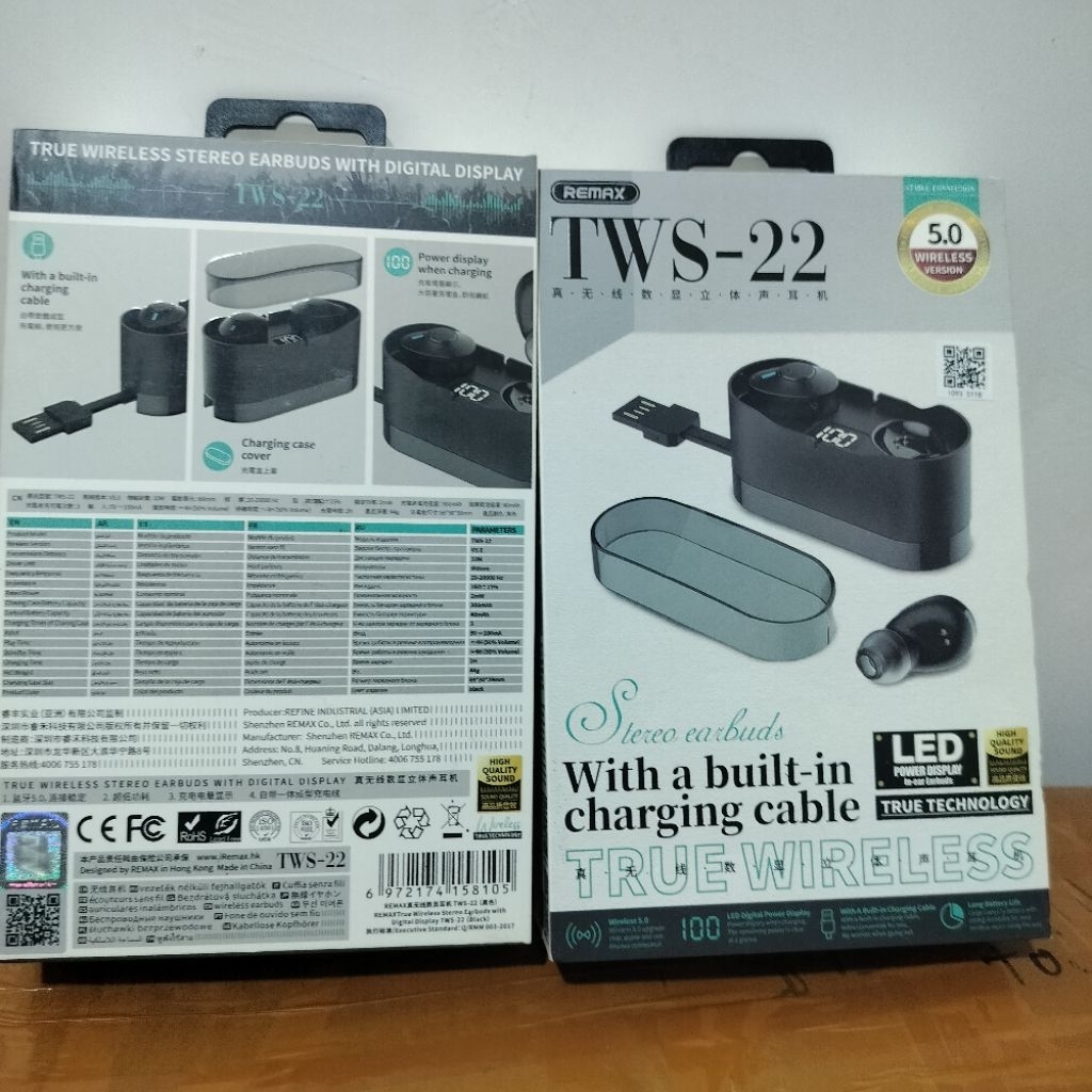 Headset bluetooth Remax tws 22/tws 21 Miga Bass Original super BASS