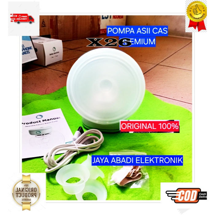 X26 mothers MENYUSUI BAYI BABY BALITA MEMOMPA MESIN POMPA SUSU PUMP BEBAS BPA FREE FOOD GRADE WEARAB