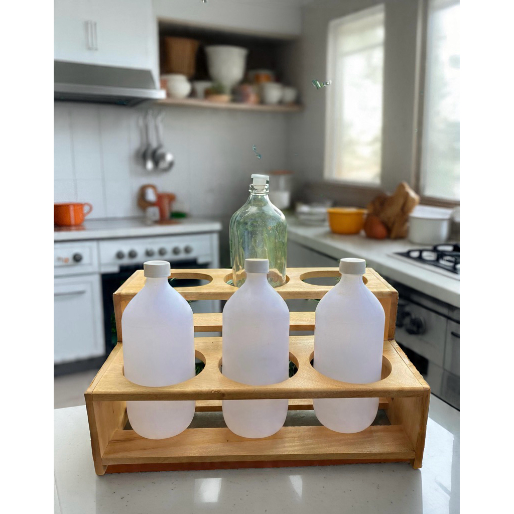 rak botol besar / rak botol bensin / rak botol jamu / rak botol 1Liter