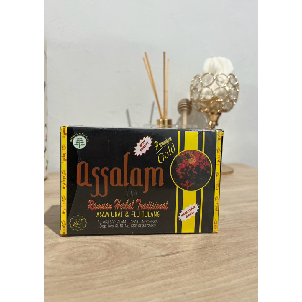 ASSALAM GOLD|HERBAL|FLU TULANG|ASAM URAT