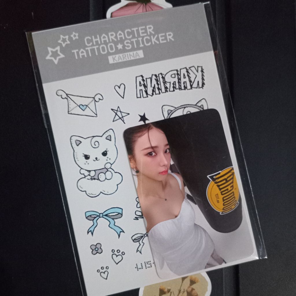 (READY) TATTOO STICKER SET Karina