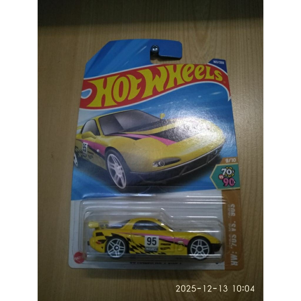 HOTWHEELS 95 MAZDA RX-7 DRIFT KUNING