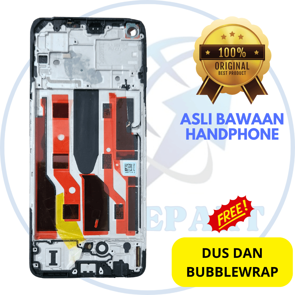Frame tatakan LCD hp Oppo a96 5g - asli original copotan cabutan bawaan