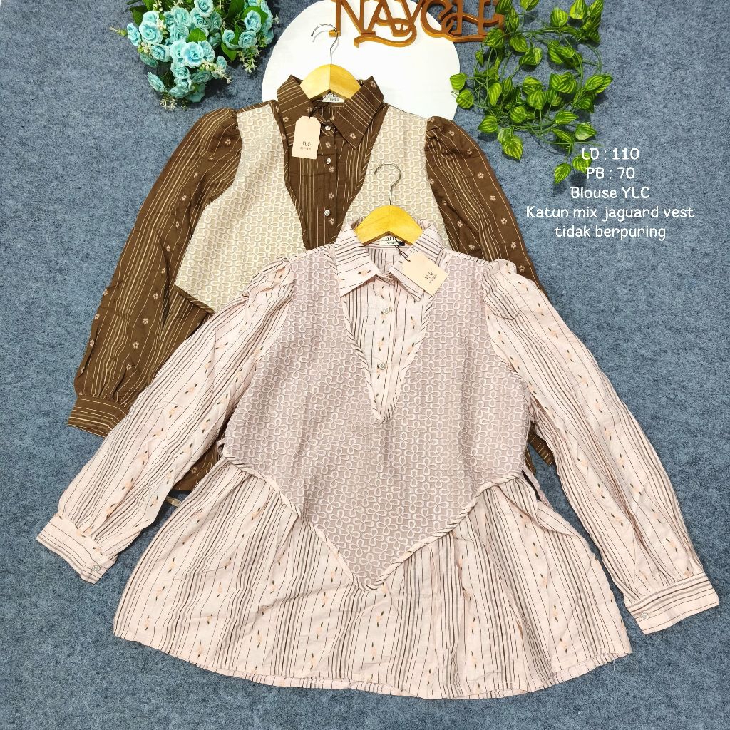 New Atasan Katun import Premium YLC Wanita/Atasan YLC katun premium wanita/blouse wanita premium/YLC