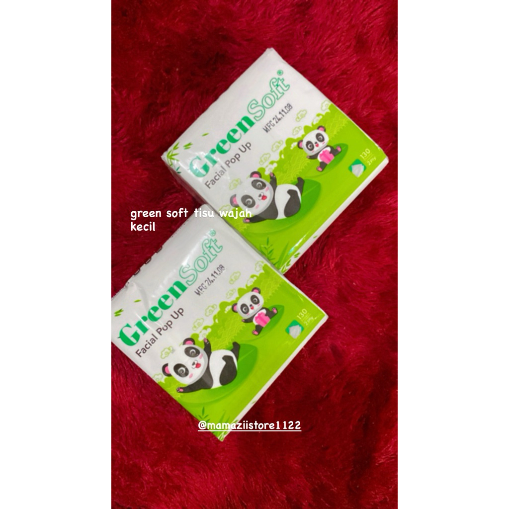 tisu green soft pop up kecil