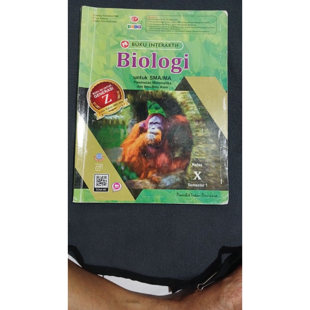 Pr biologi sma untuk peminatan kelas X semester 1