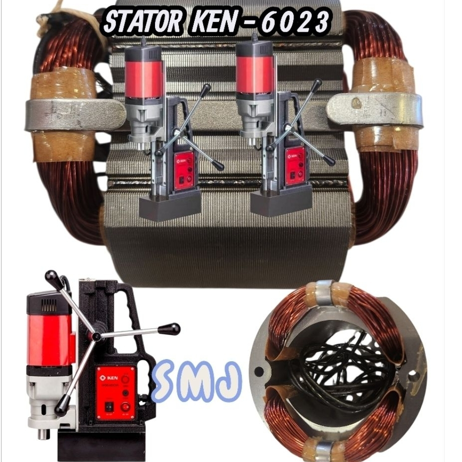 stator mesin bor magnet ken 6023n gulungan motor ken 6023n bantalan rotor 6023n ken stator