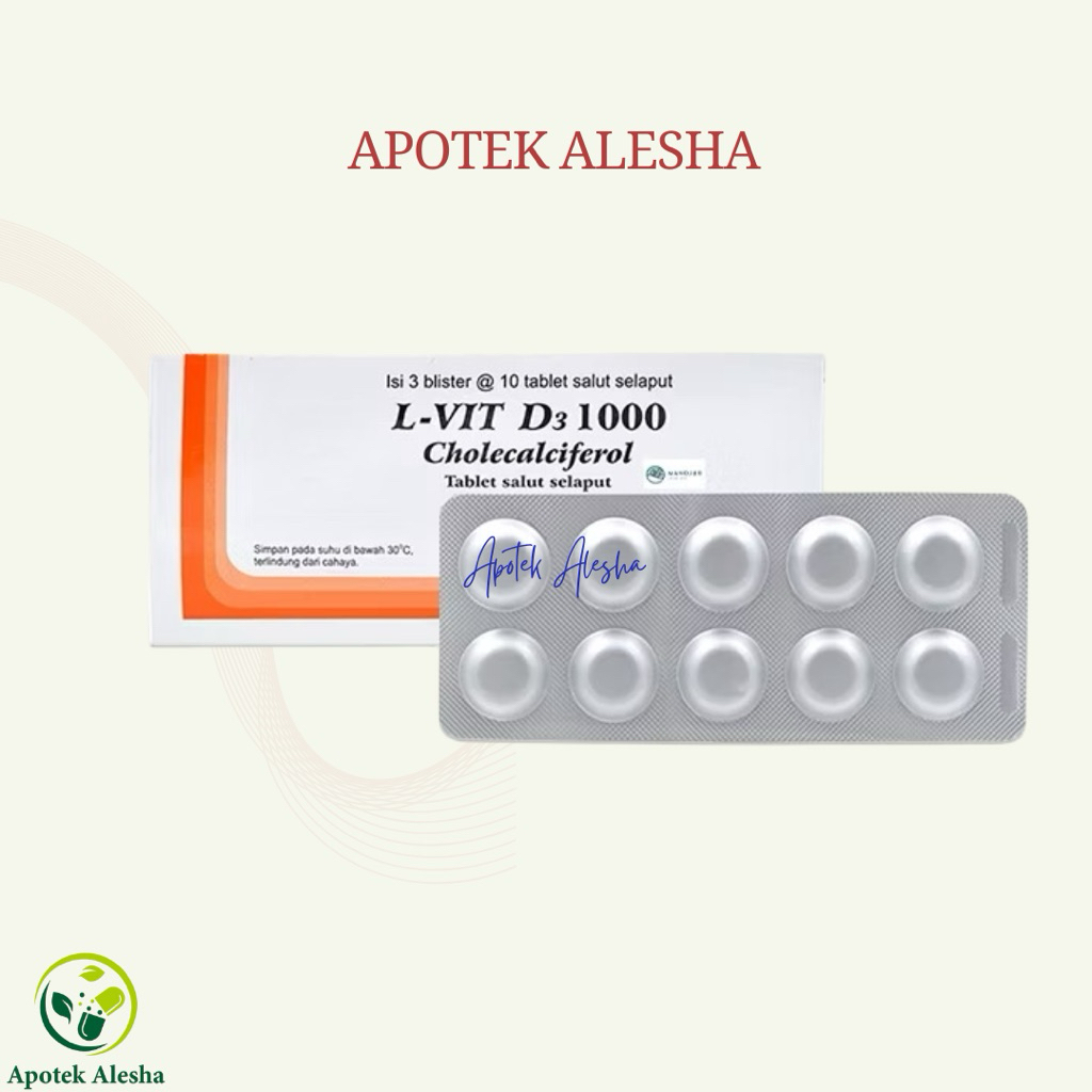 L-VIT D3 1000 IU TABLET STRIP (10 TAB) | VITAMIN D3 1000 IU TABLET