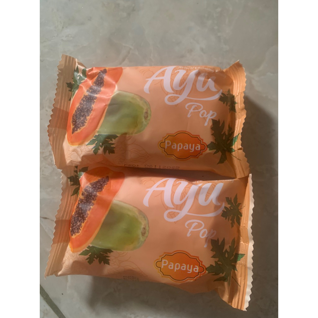 Sabun Batang Ayu Pop Pepaya 65g