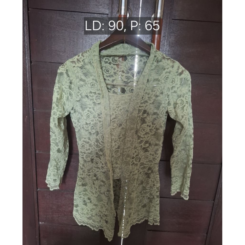Kebaya Hijau Sage / Kebaya Brukat PL