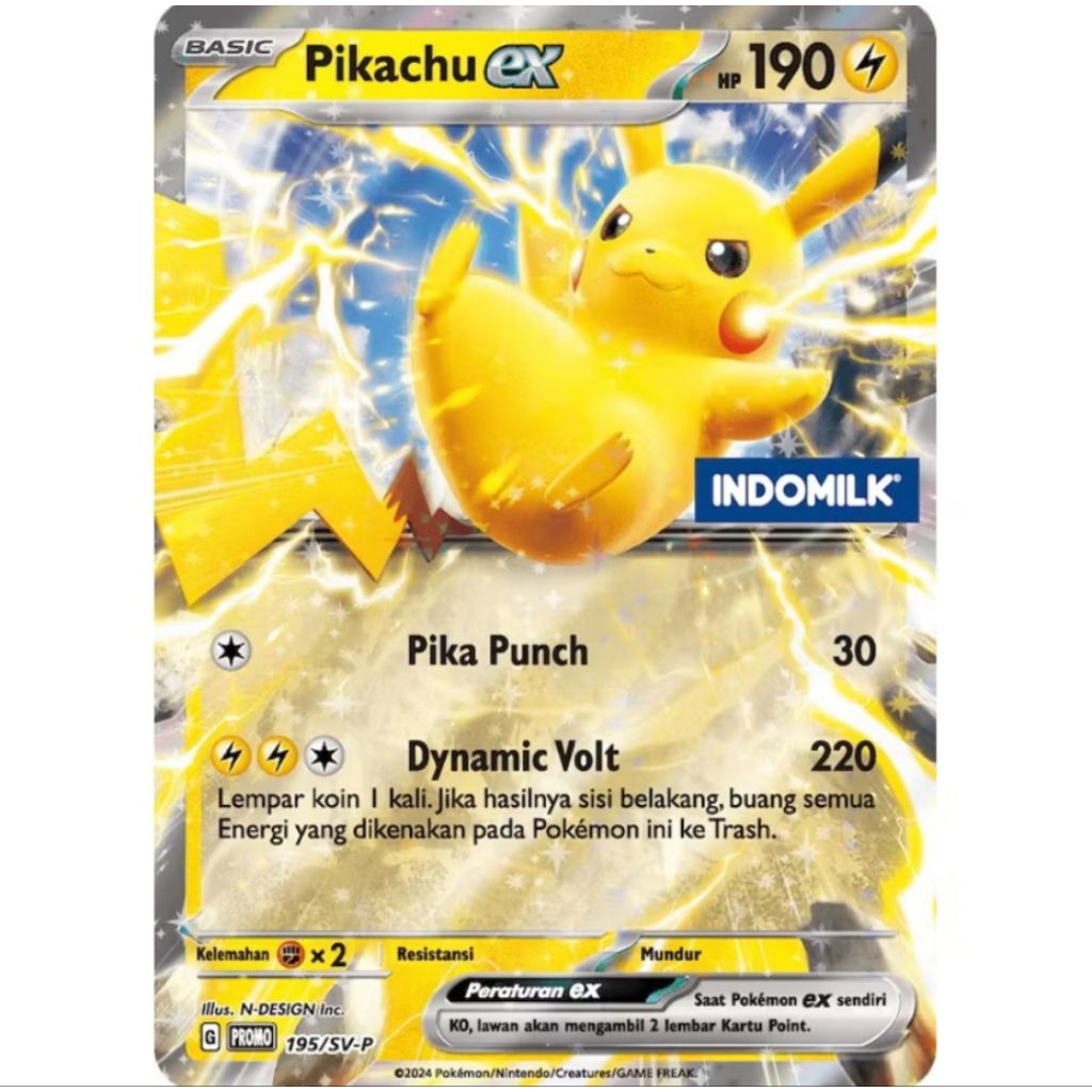 Kartu Koleksi Pokemon TCG x Indomilk