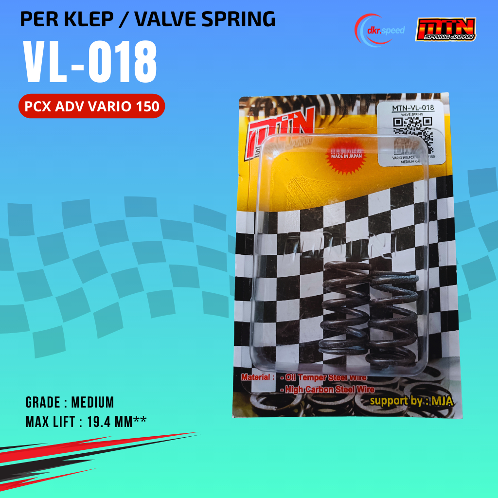 PER KLEP VARIO 150 MTN | PER KLEP ADV MTN | MEDIUM GRADE MTN JAPAN SPRING MTN-VL-018 ORIGINAL
