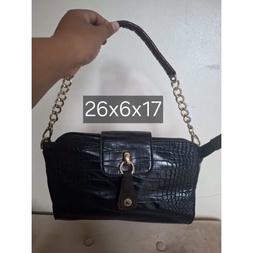 Tas Ketek Kulit Croco / Tas Pesta Capacci PL