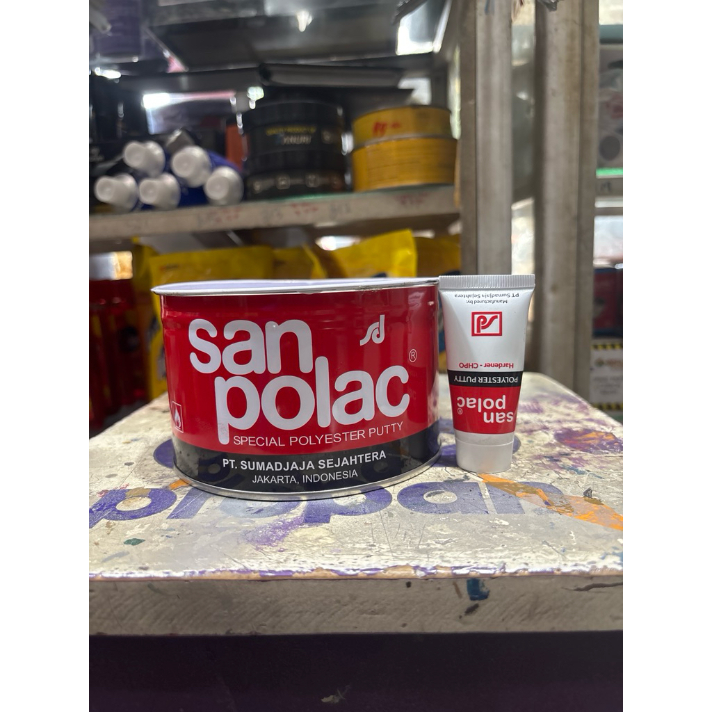 dempul sanpolac-1 kg-dempul mobil dan kayu-SANPOLAC