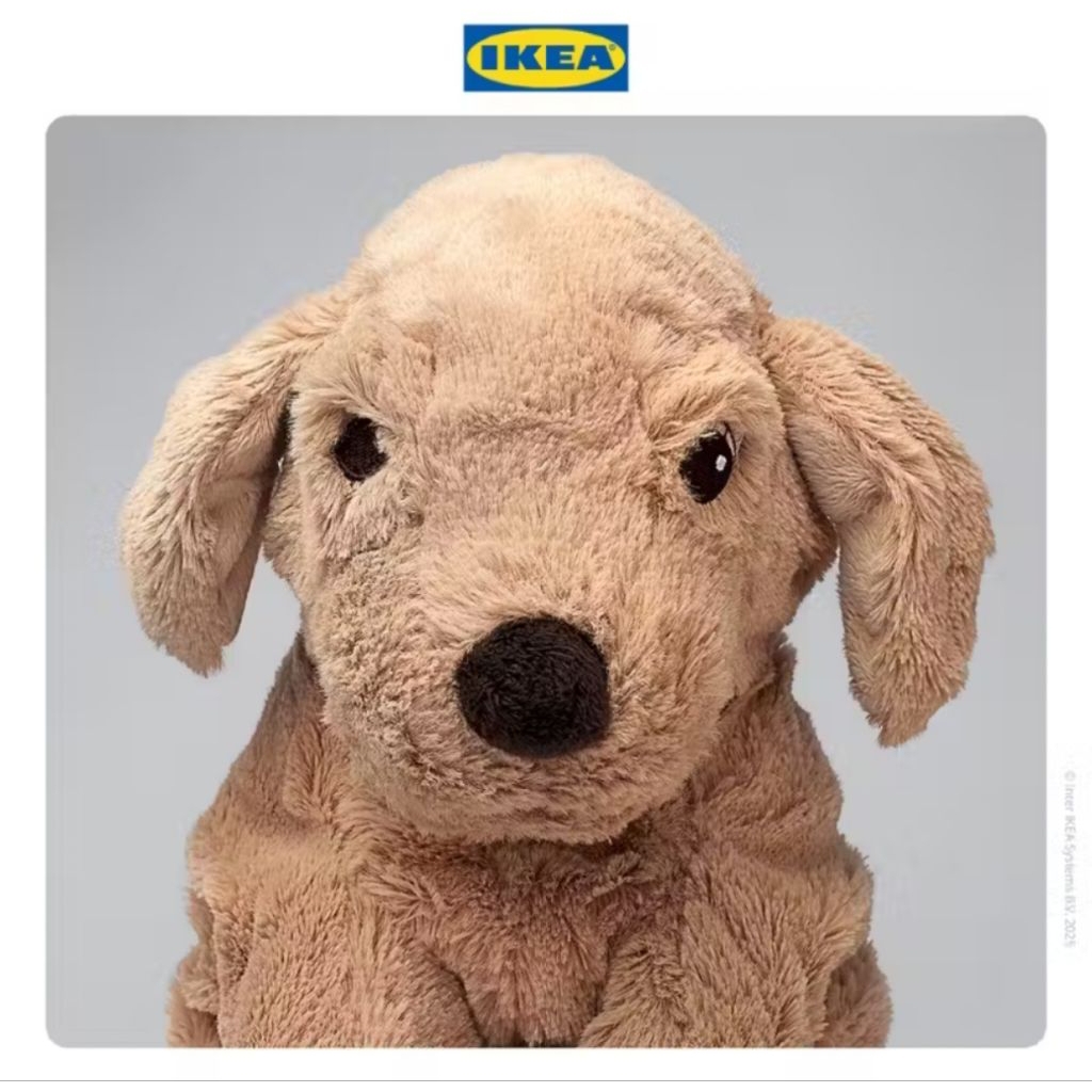 (PRELOVED) IKEA GOSIG Boneka Anjing Bahan Poliester 40cm