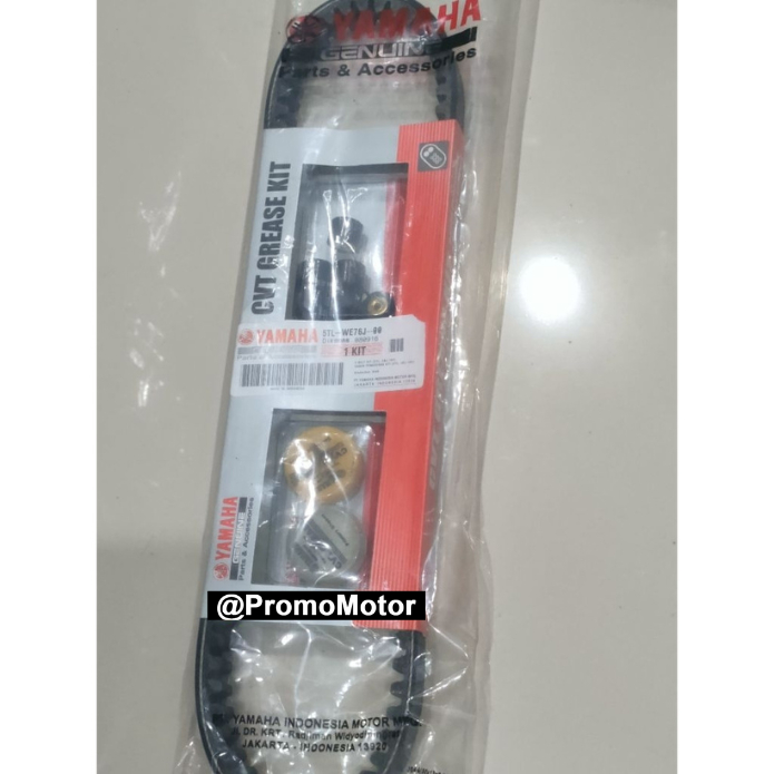 V-Belt VBelt Assy Ori Yamaha 5TL Mio Sporty Mio Smile Soul Karbu Fino Carbu Nouvo Vanbelt CVT Grease