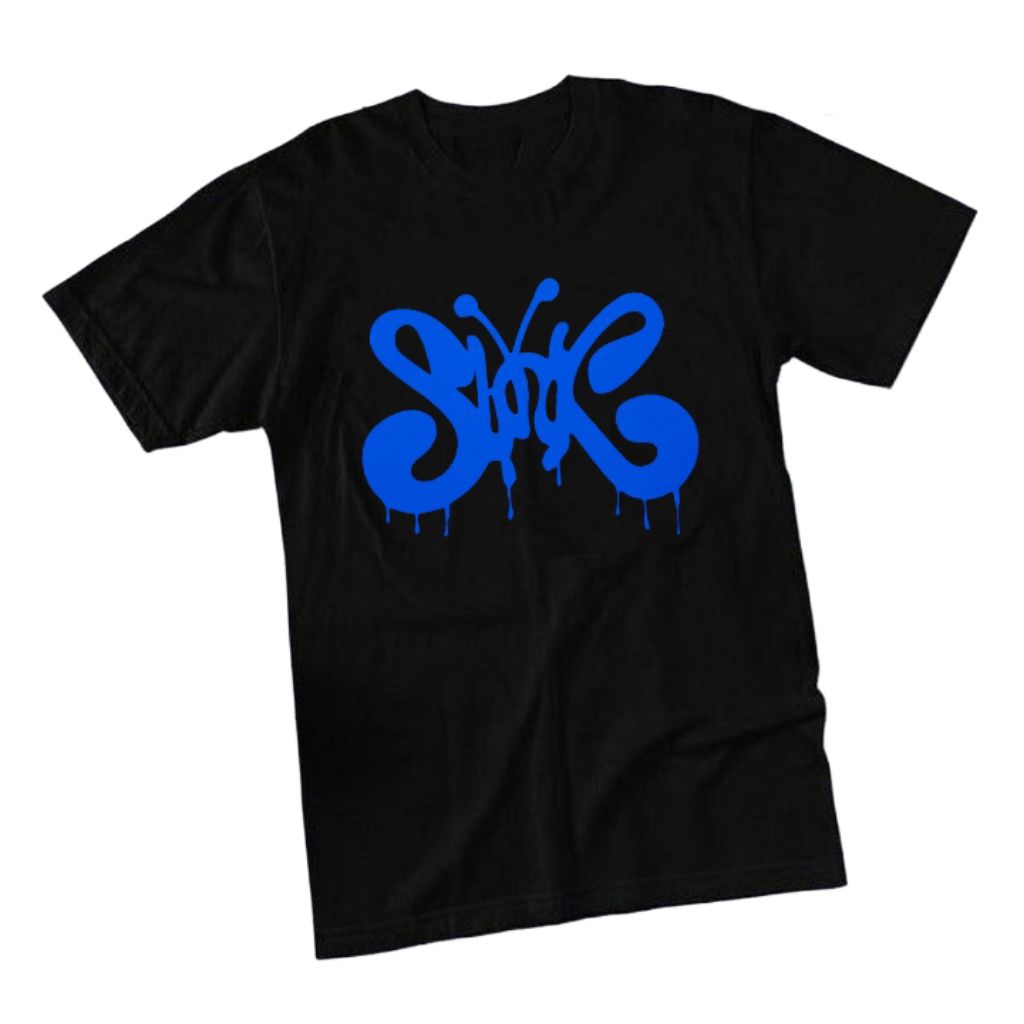 Kaos Distro pria & wanita / Kaos band kaos musik / T-shirt unisex Kaos SLANK BIRU editions cotton co