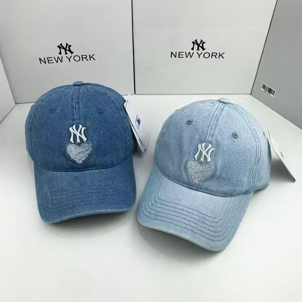 TOPI BASEBALL CAP DENIM LOVE NY JEANS FASHION