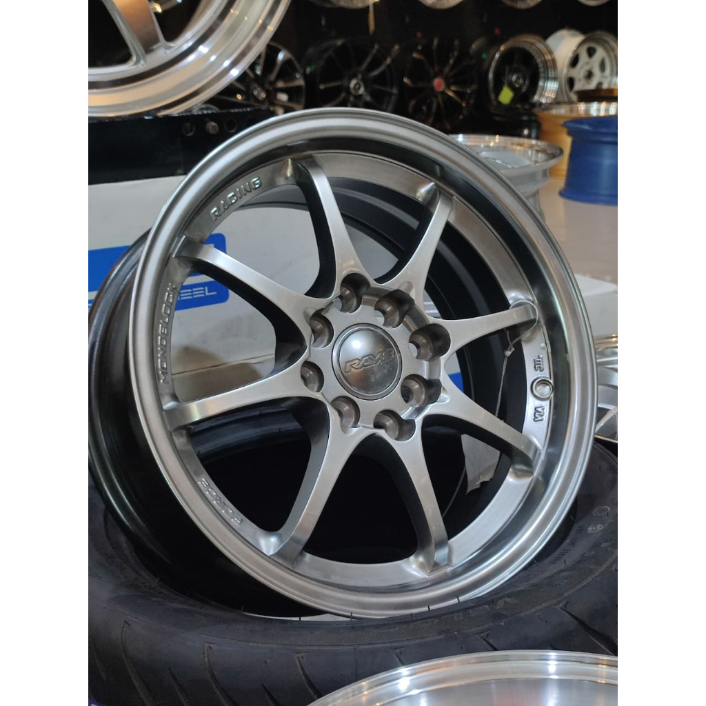 RAYS CE28 8 SPOKE HF0028 15X7(100/114.3)8 37 HYPER BLACK