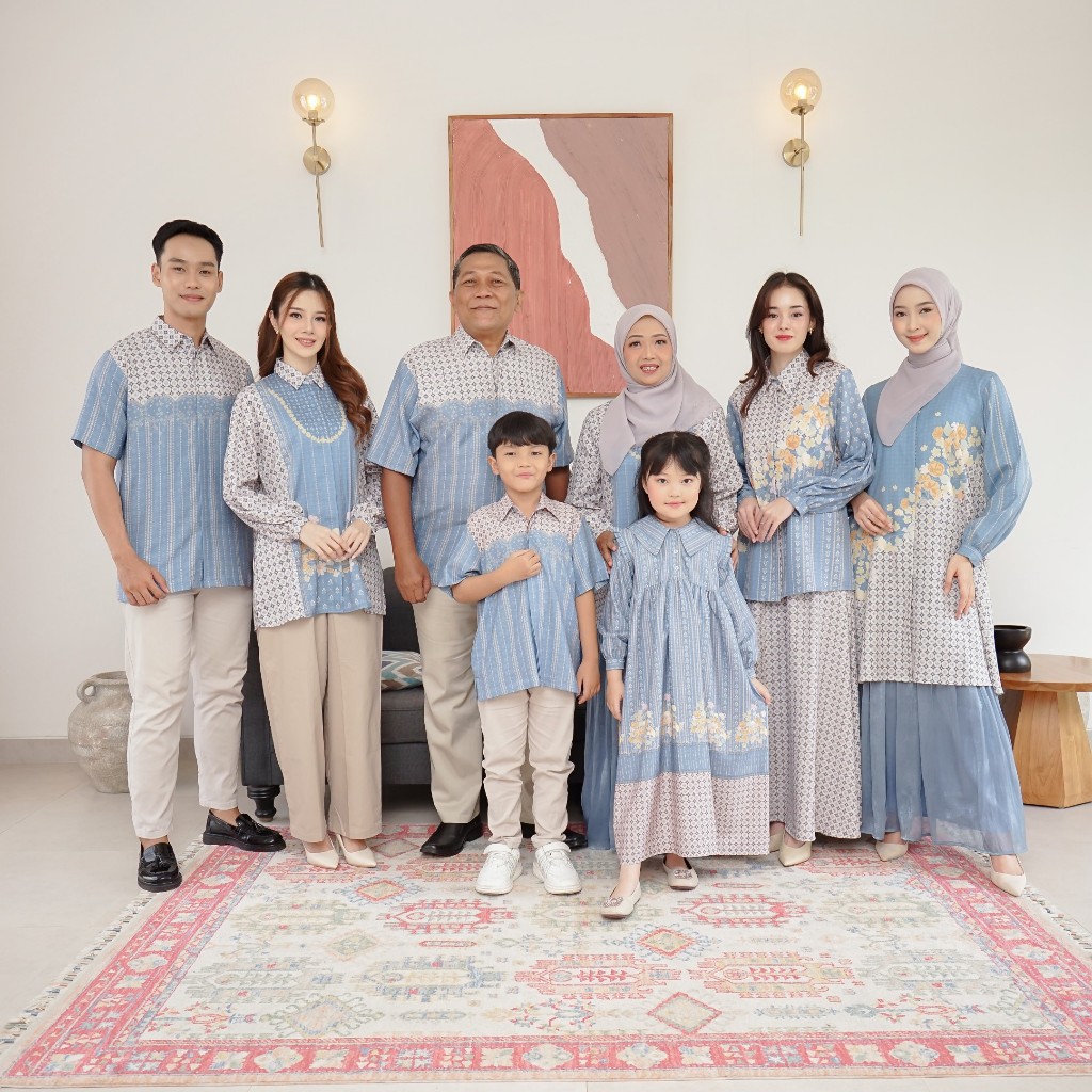 arunika series dusk blue by Ederra - family set