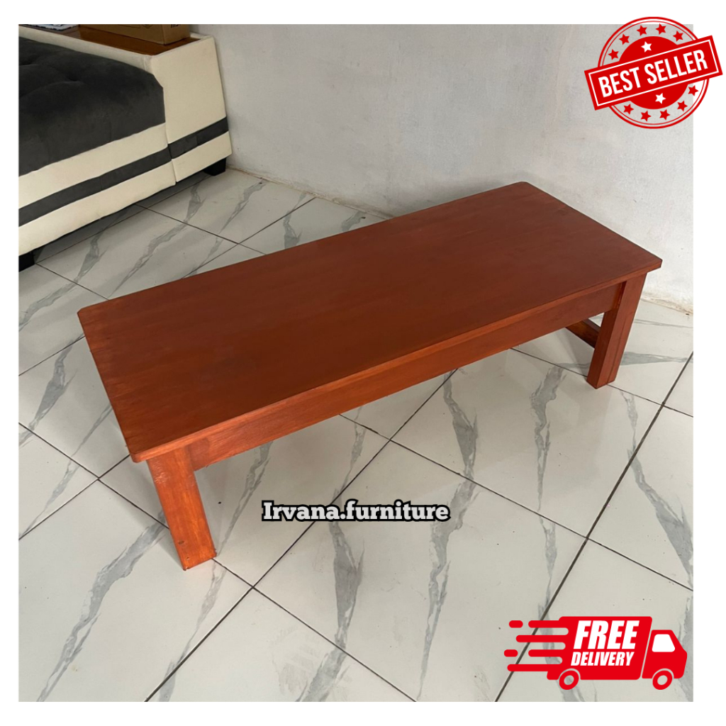 Meja Lesehan Kayu Minimalis – Meja Rumah Makan, Warung & Cafe