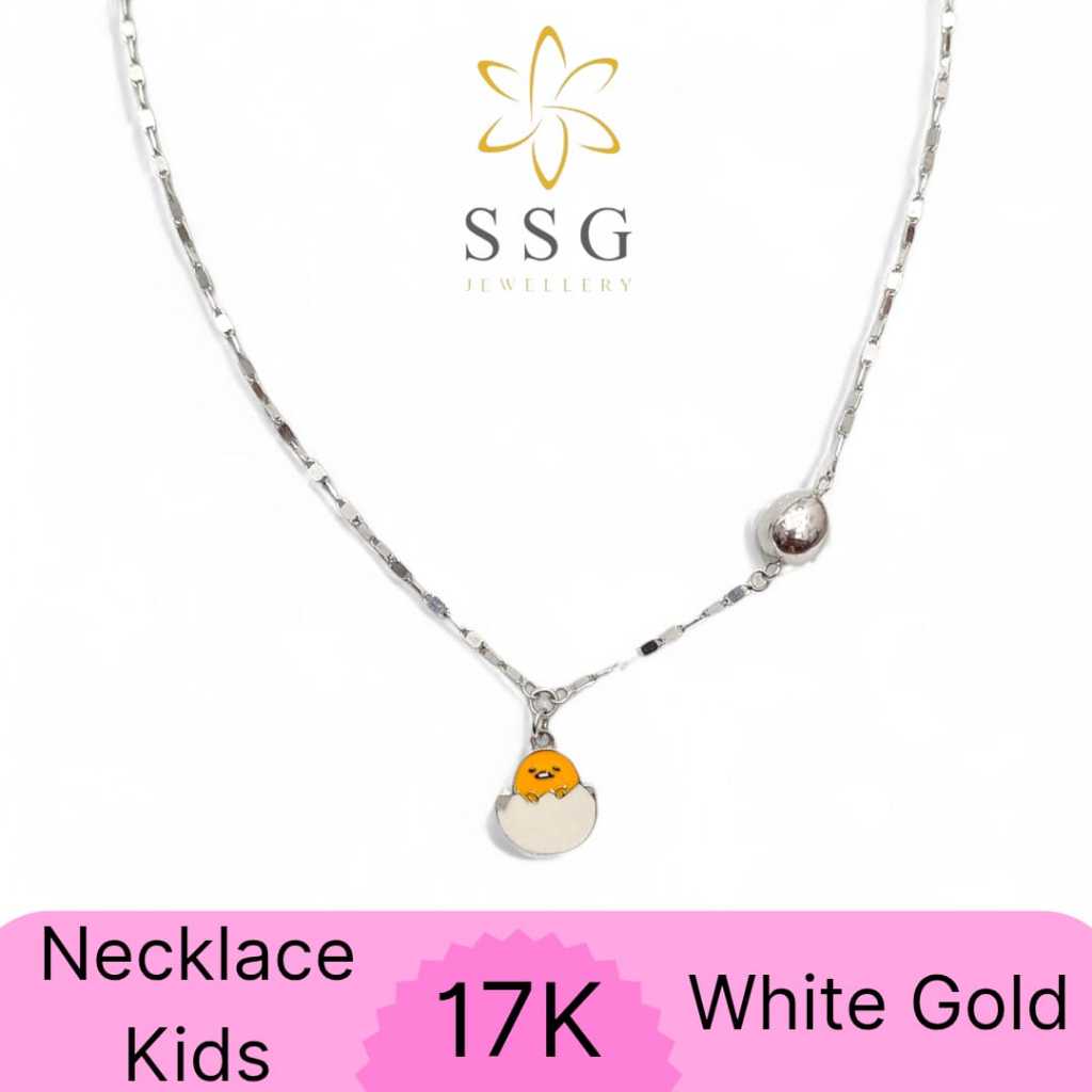 Kalung Anak Liontin Chick White Gold / Emas Putih 17K - SSG JEWELLERY