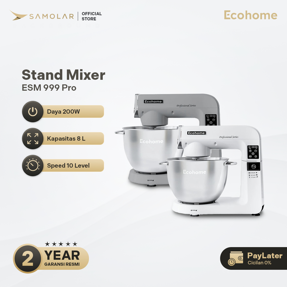 ECOHOME Stand Mixer Professional Series ESM-999 Pro | Stand Mixer Ecohome Profesional ESM 999 PRO