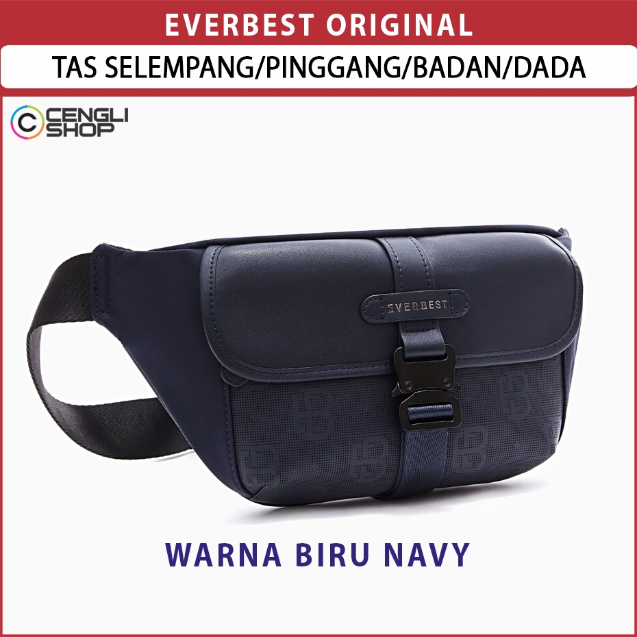 EM37 EVERBEST TAS SELEMPANG/PINGGANG/BADAN/DADA PRIA BRANDED ORIGINAL