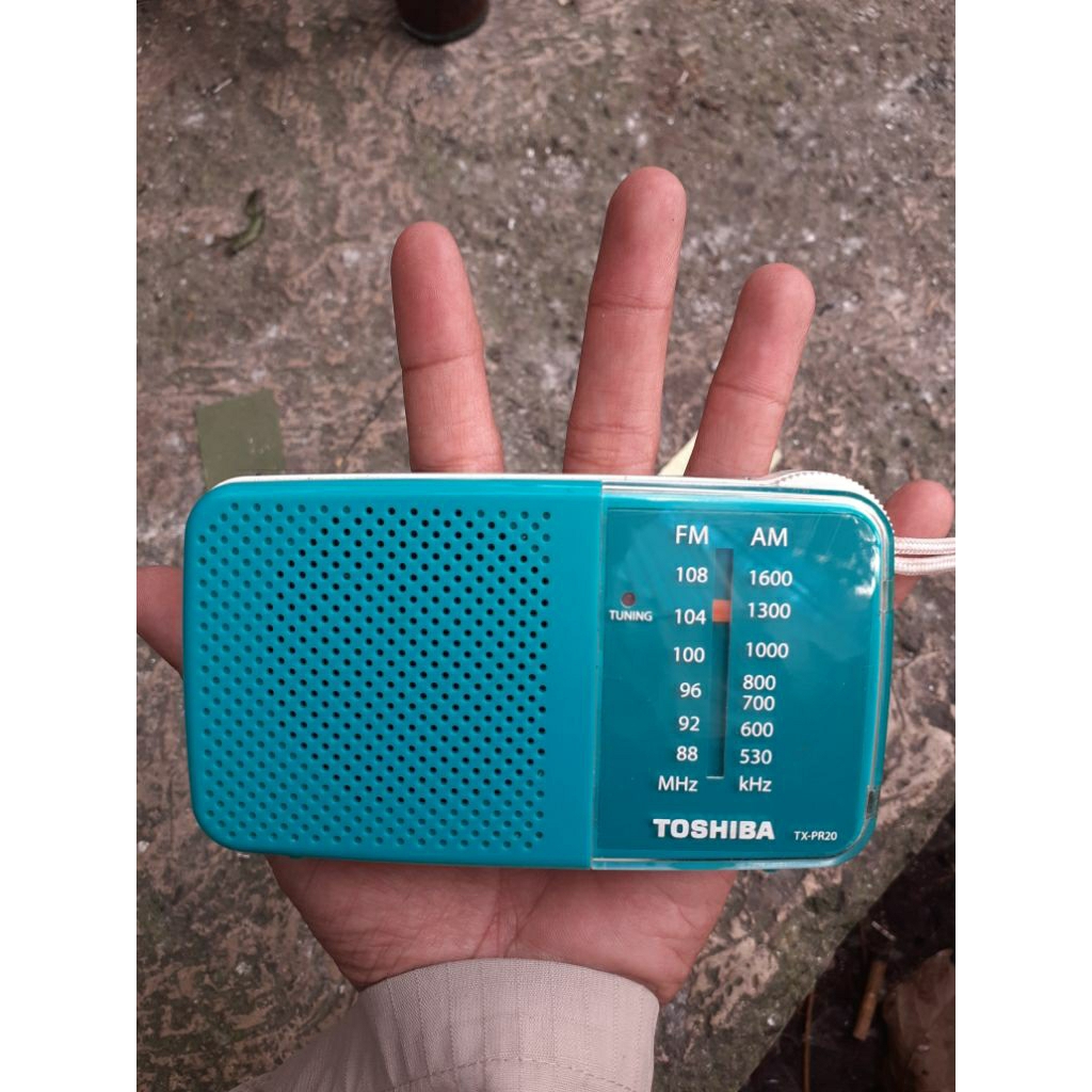 TOSHIBA Radio AM FM original mantab