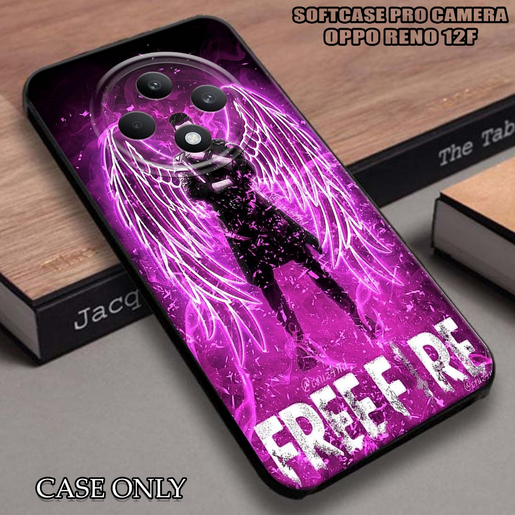 case oppo reno 12f - casing oppo oppo reno 12f [ ff ] silikon oppo oppo reno 12f - kesing hp - casin