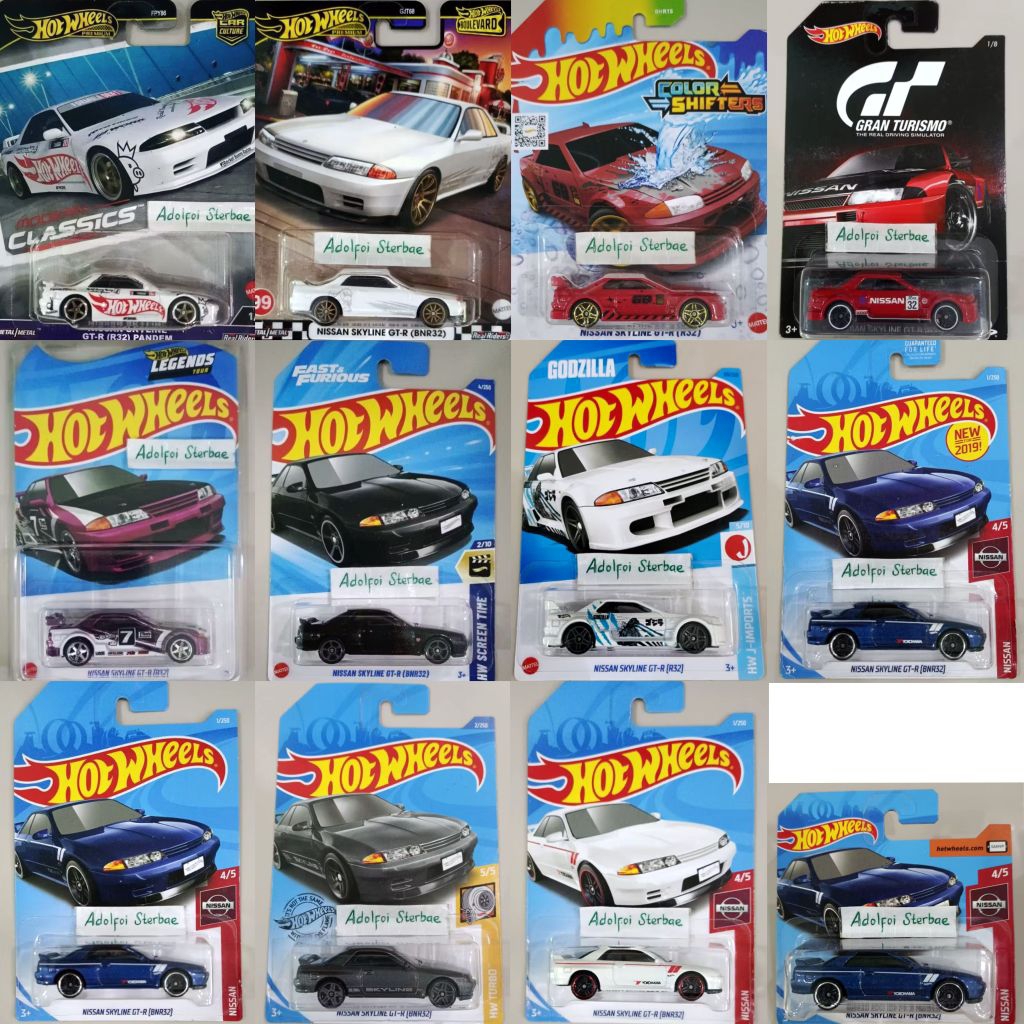 hotwheels hot wheels nissan skyline GT-R GTR (BNR32) BNR 32 R32 R 32 pandem modern classics gran tur