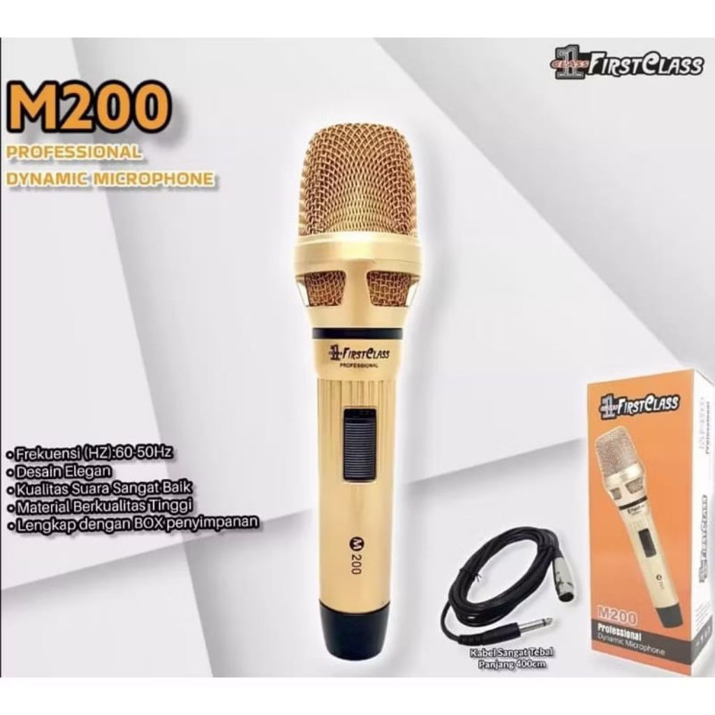 Mic Dynamic Kabel Firstclass M-200 ORIGINAL