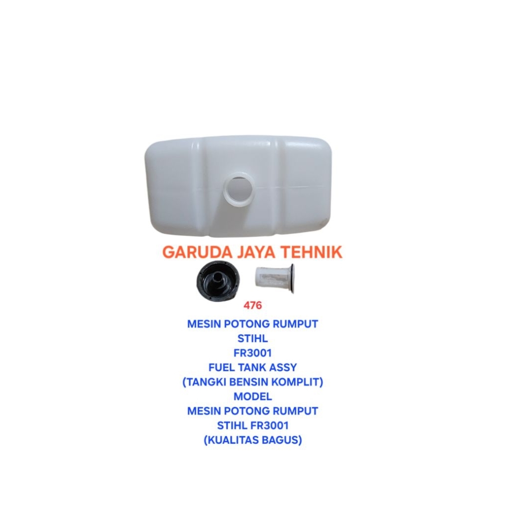 Mesin potong rumput stihl FR3001 FR 3001 tangki bensin komplit fuel tank assy stihl FR3001 FR 3001 k
