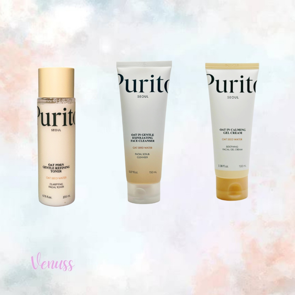 Purito oat in calming gel cream 1ml sample | 100ml fullsize | Purito SEOUL - Oat In Gentle Exfoliati