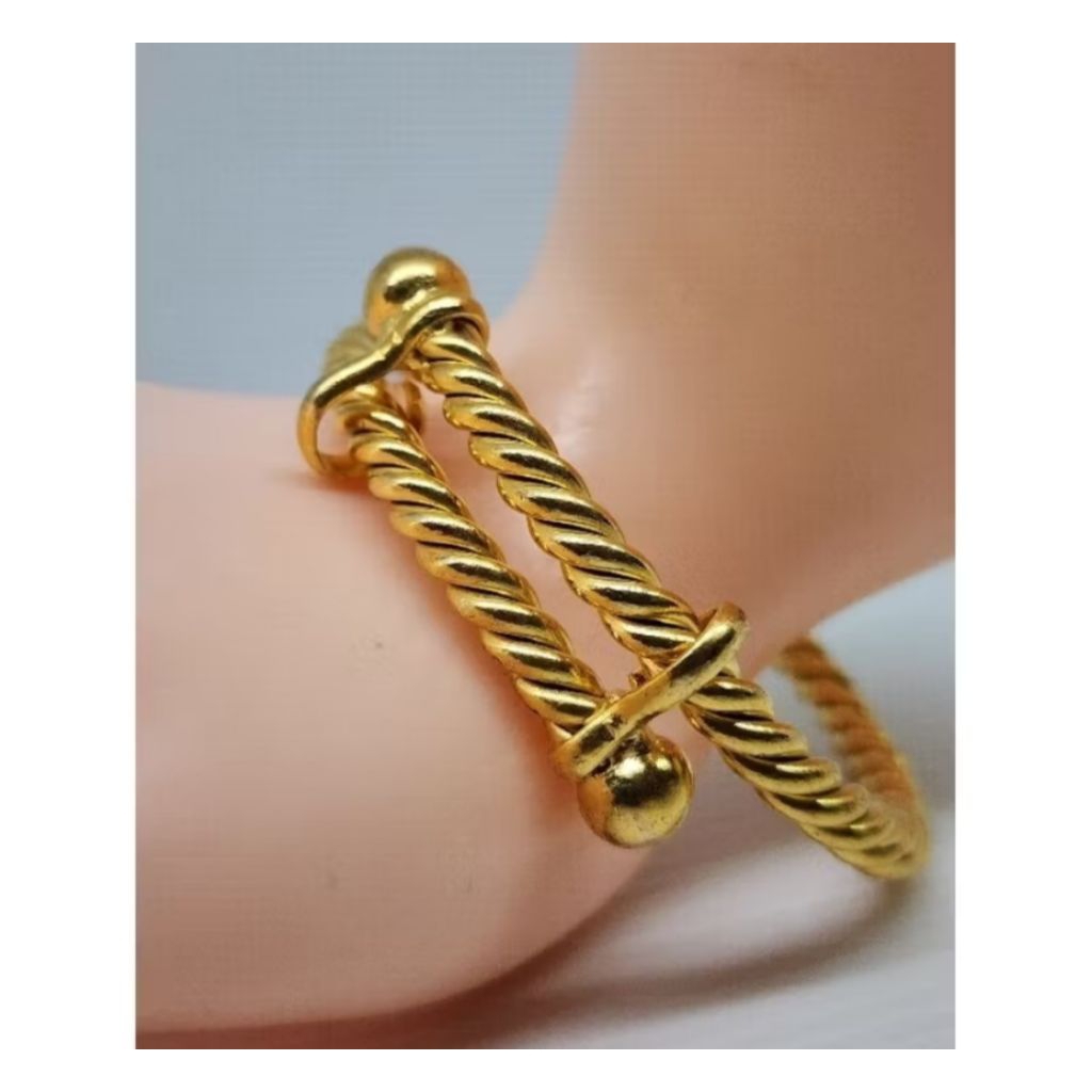 Gelang Lilit Tinju Lapis Emas 24 K Murni Anti Karat Anti Luntur
