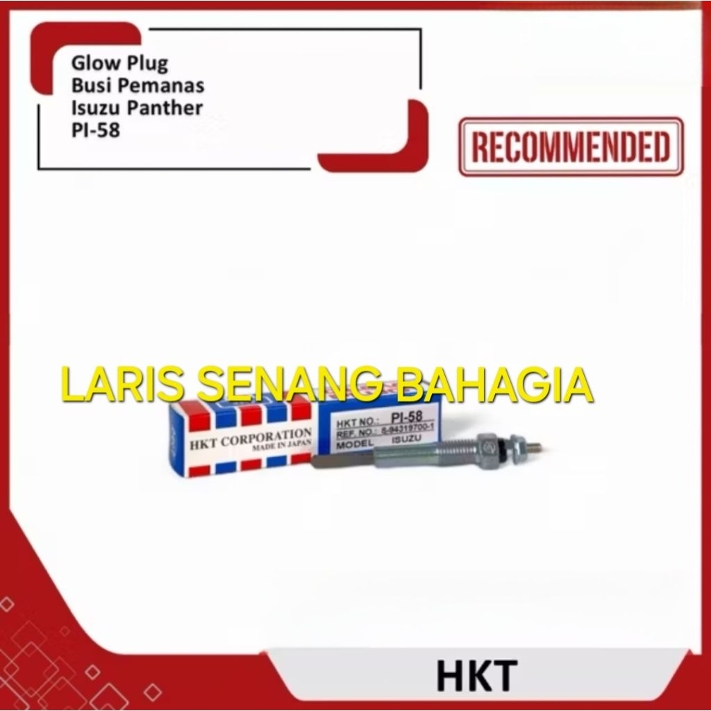 GLOW PLUG-BUSI PEMANAS PIJAR ISUZU PANTHER